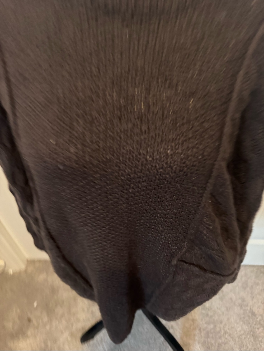 Oversized Free People Cable-Knit Crew Sweater in Brown - Picture 5 of 16